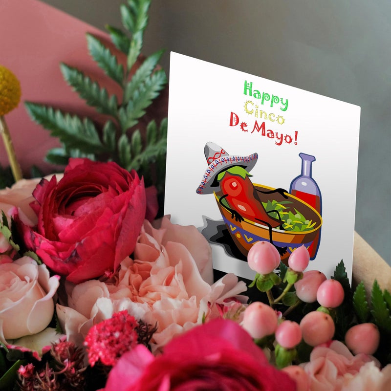3DROSE Greeting Card - Happy Cinco De Mayo - Jr Prints n Patterns - Image 3